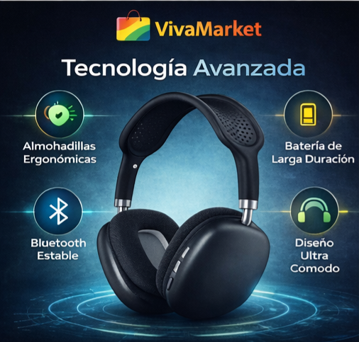 Auriculares Bluetooth 5.0 P9 Plus Max